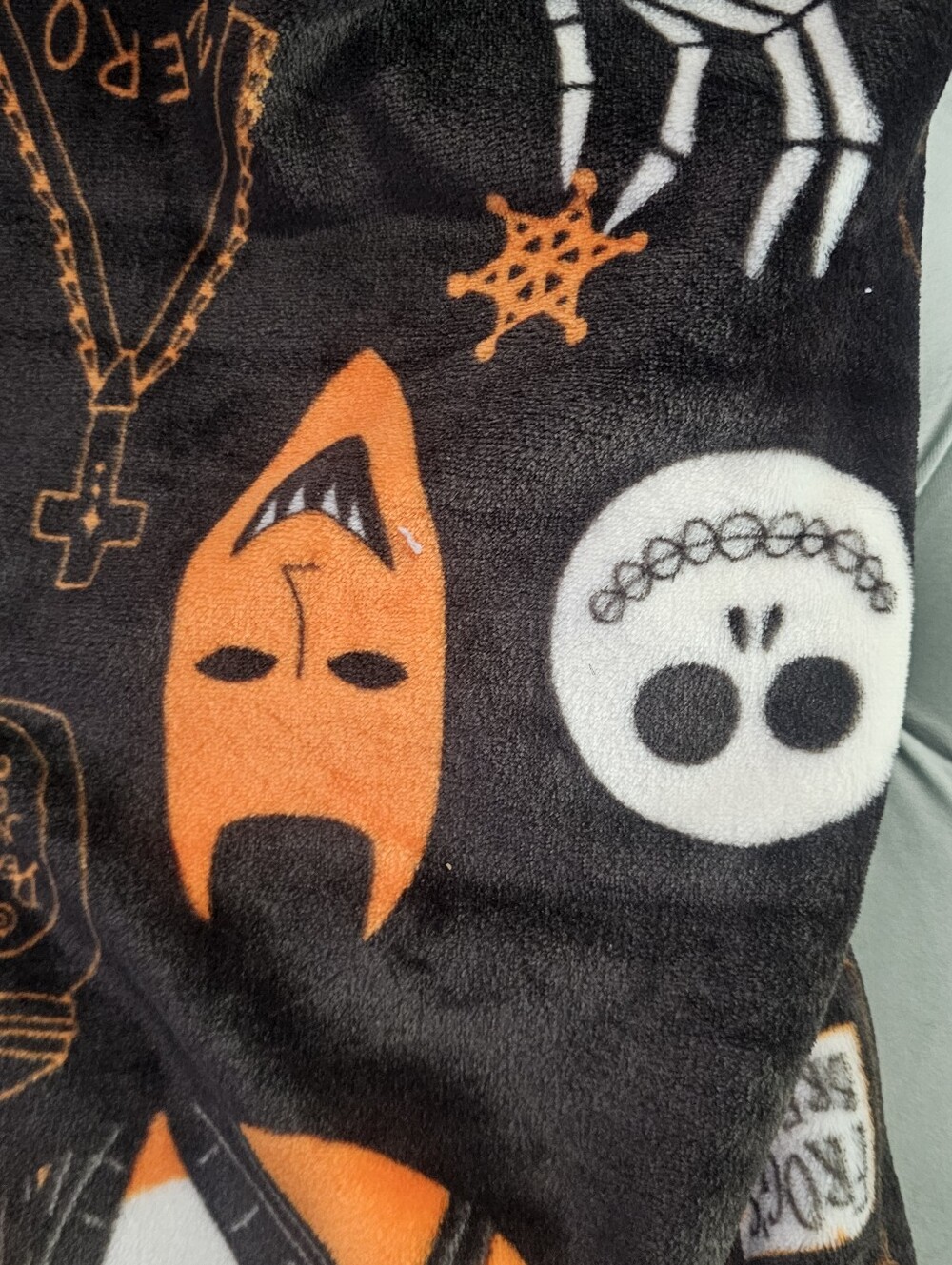 Disney Nightmare Before Christmas Jack Skellington Plush Throw Blanket NWT 50x70 - Picture 4 of 6